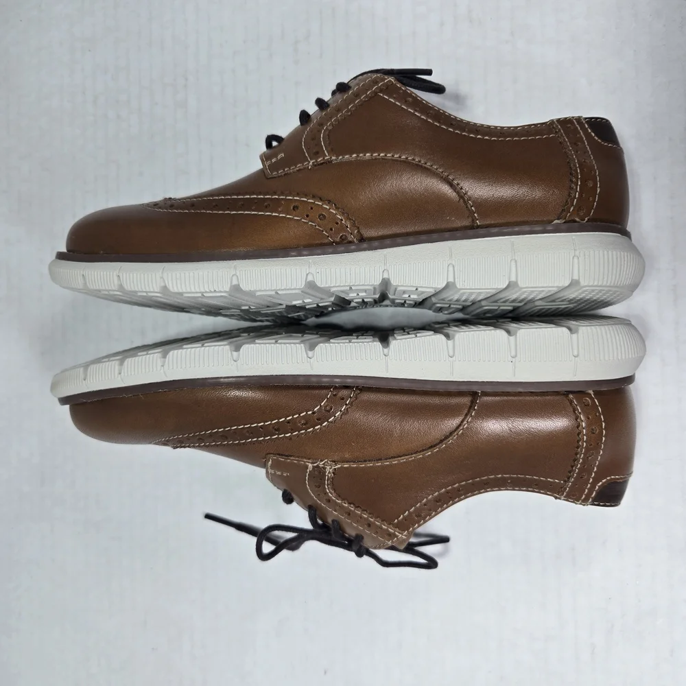 Johnston & Murphy Big Kid Holden Wing Tip Dress Shoes Size 2 (Little Boys)